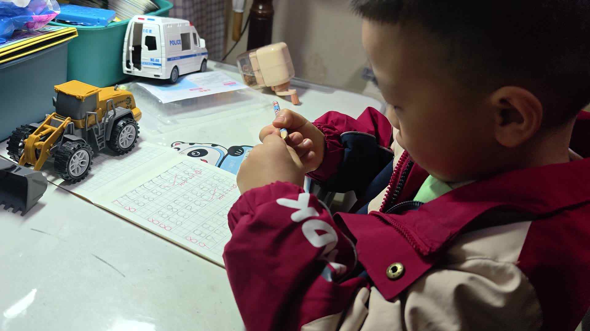 2026.3.30大A班陈禹呈——书写数字9