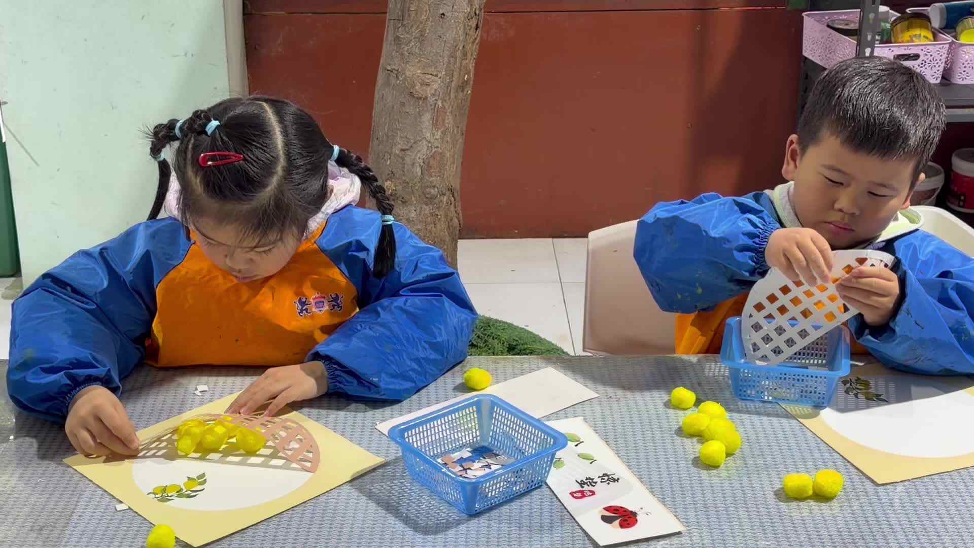 2026.3.19实验大班高芊源、付康岐——惊蛰吃梨