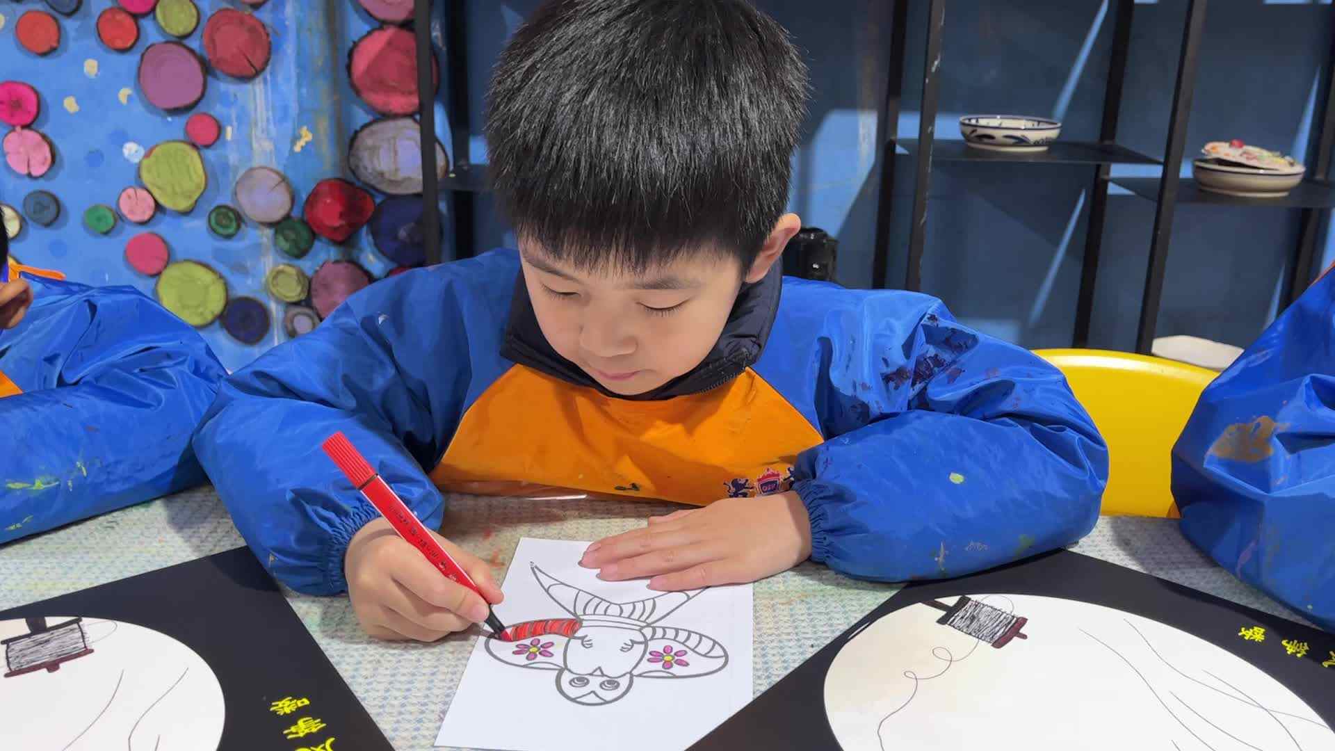 ⁣⁣⁣2026.3.18 罗皓辰美工课