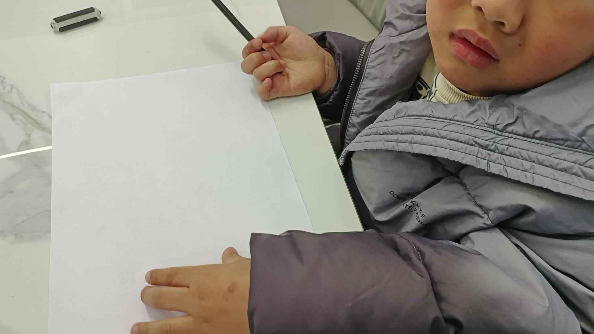 ⁣学B班吕子垚完成数学听算练习（2026.03.14）