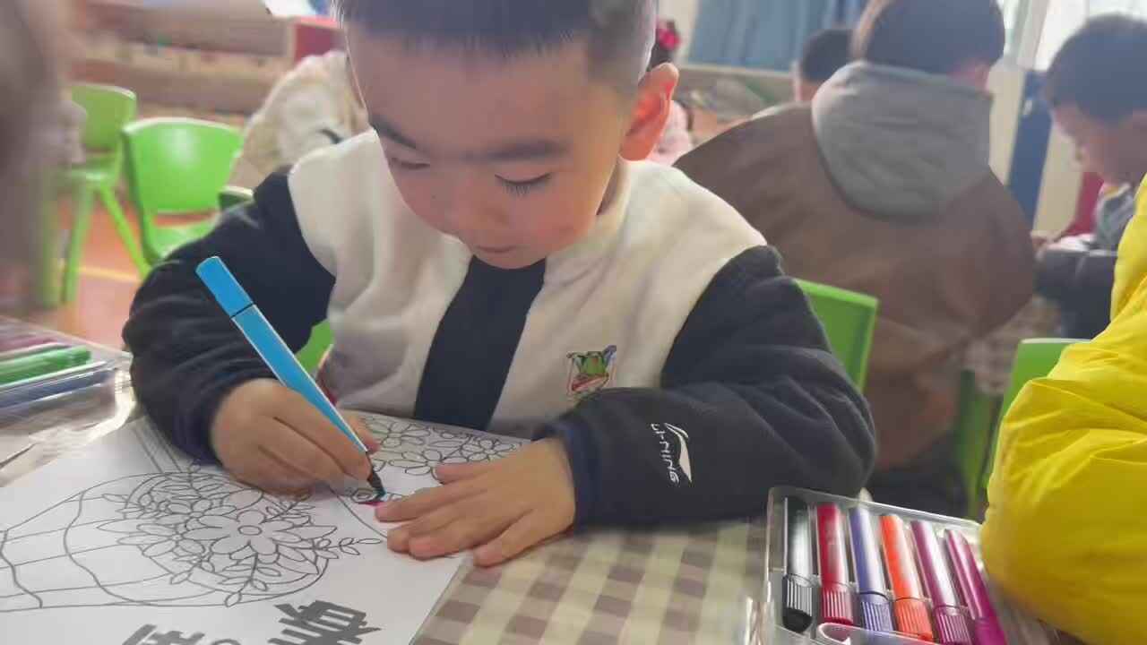 ⁣⁣2026.3.25大A班蒋熠——美工《捕春》