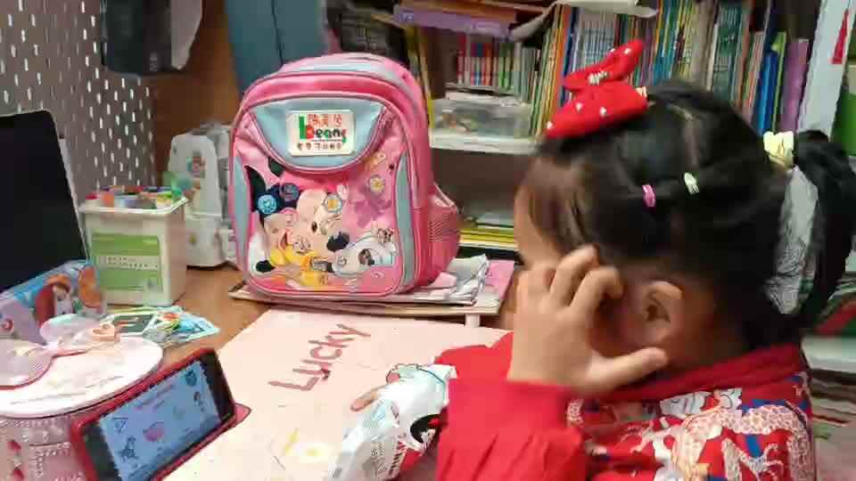 ⁣20260314大A班陈灵兮闯关练习朗读示范