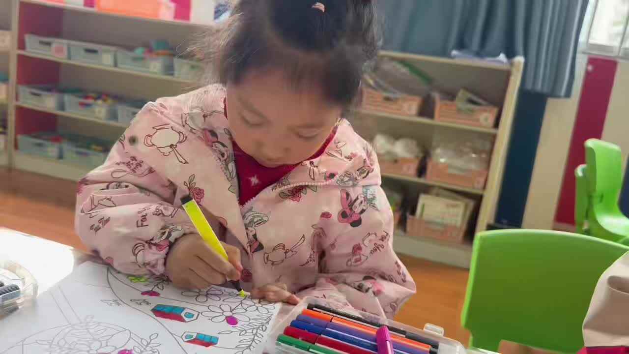 ⁣⁣⁣⁣⁣2026.3.25大A班陈灵兮——美工《捕春》