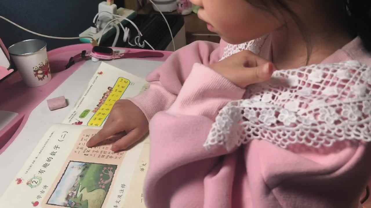 3.16学前B班 徐子伊  指读