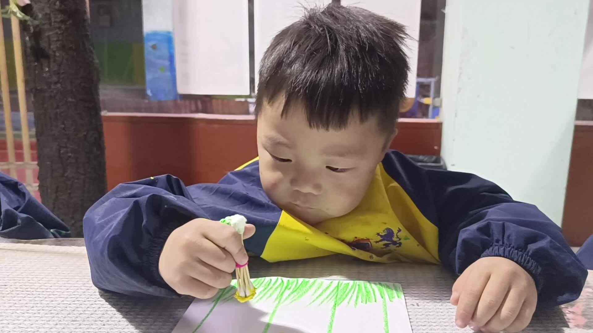 2026 3 16 刘佳铭⁣ 美术活动《油菜花》