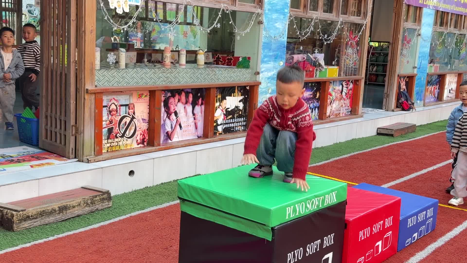 ⁣2026实验大班吴羡——体能游戏