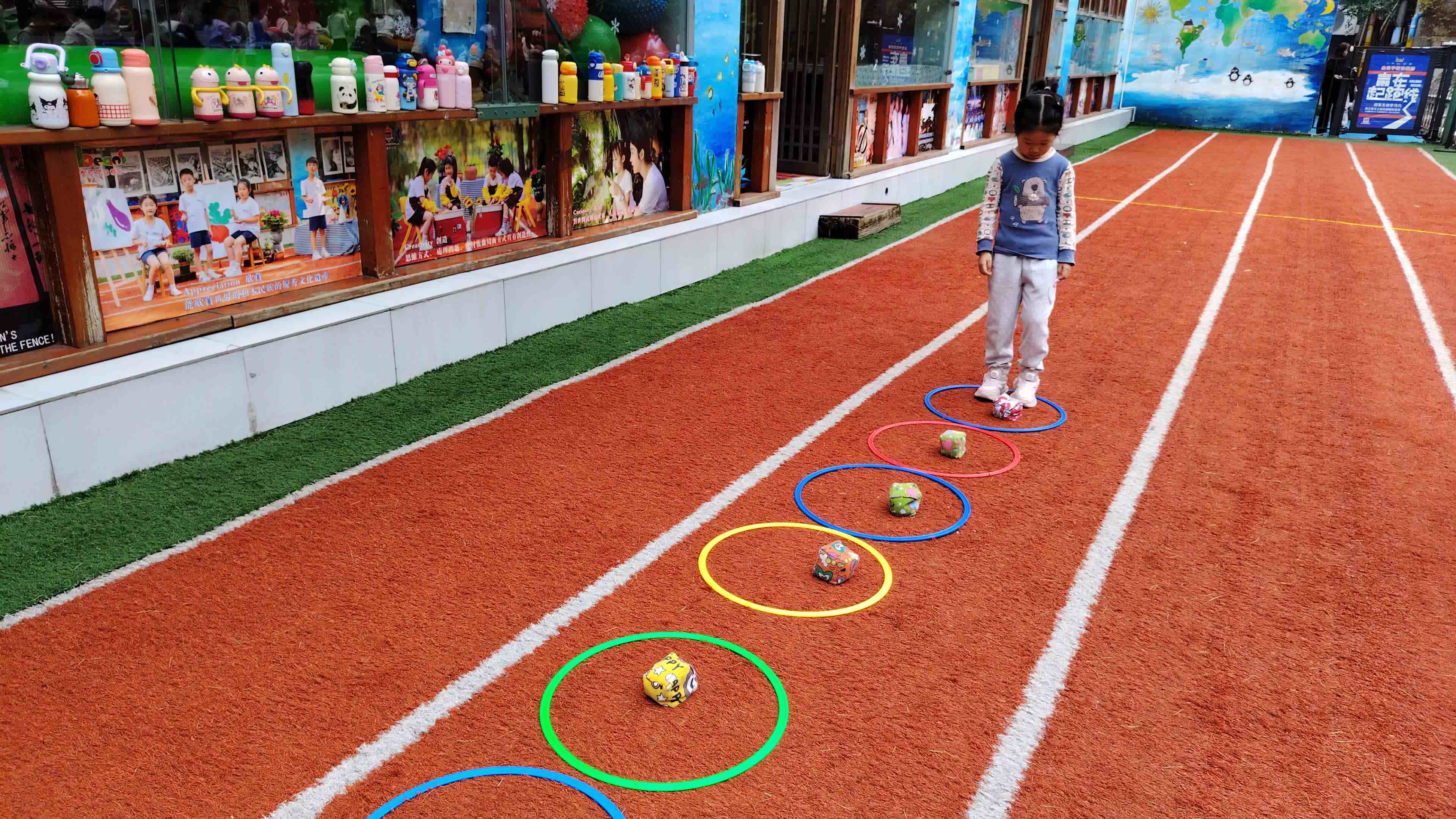 ⁣3.16 殷艺涵 体能—夹沙包