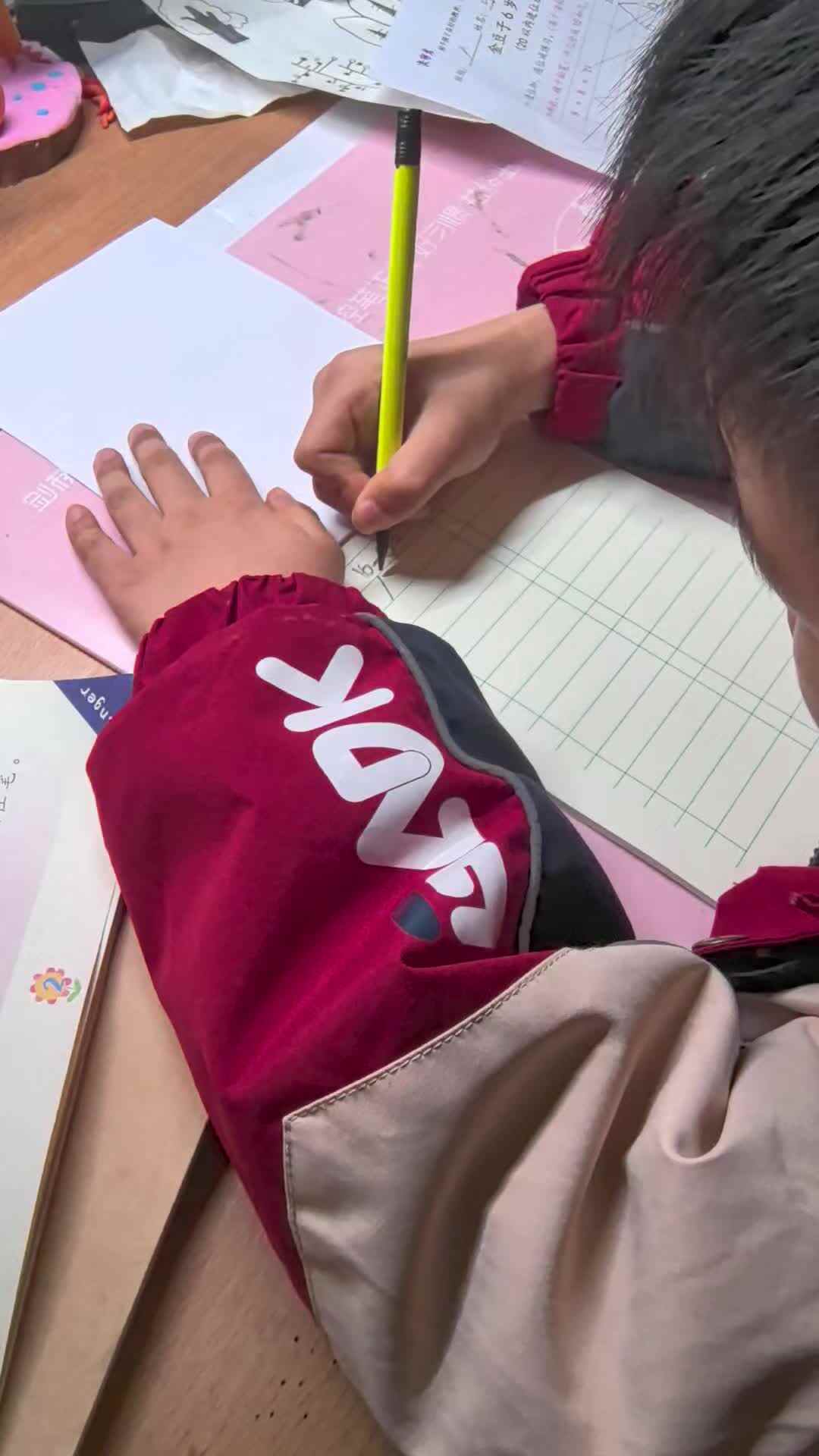 202693.9  学前A班  张云端  作业及练球