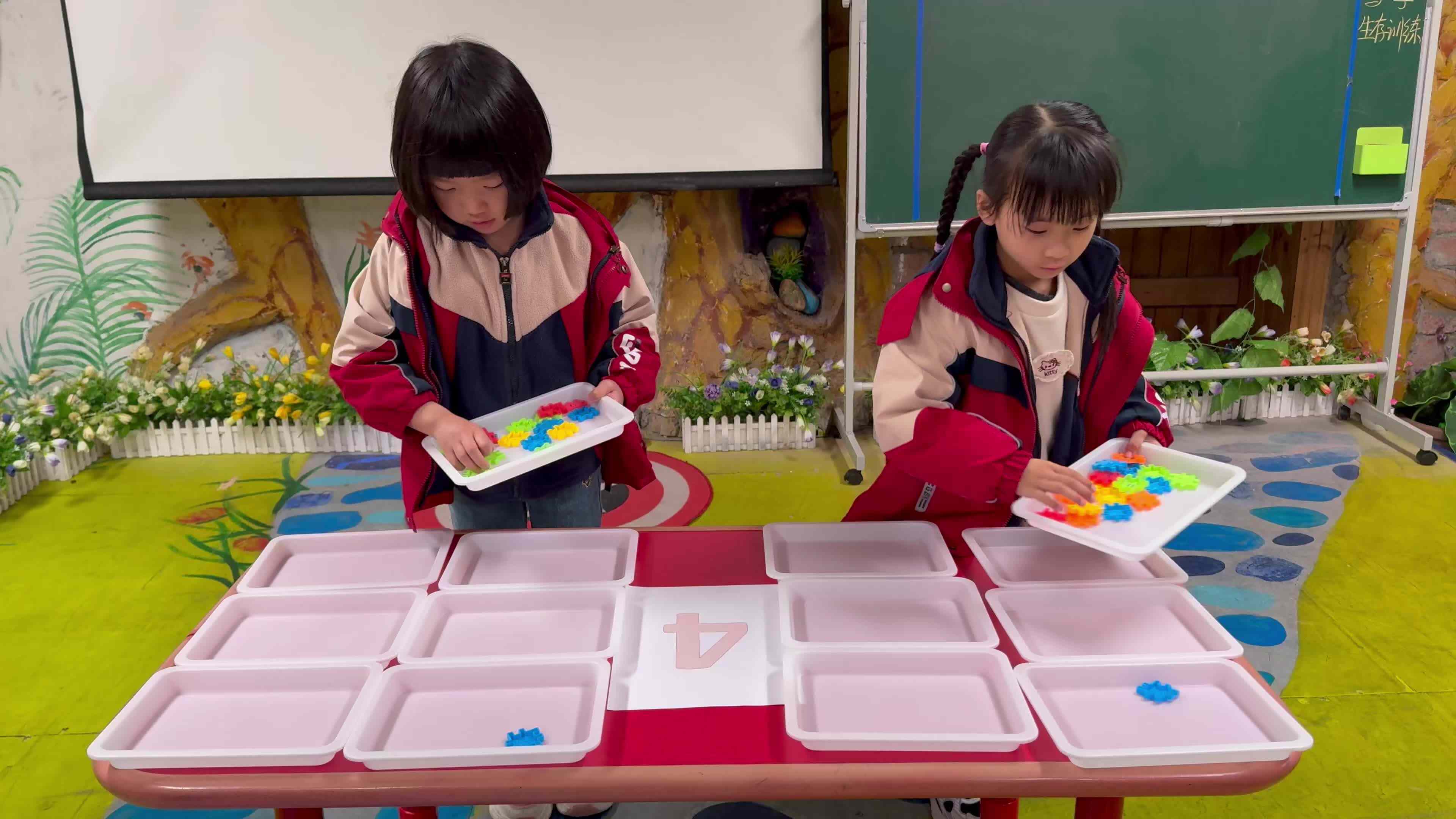 ⁣⁣⁣⁣⁣⁣2026.3.17实验1班谢芸菲、刘姿汐数的分合