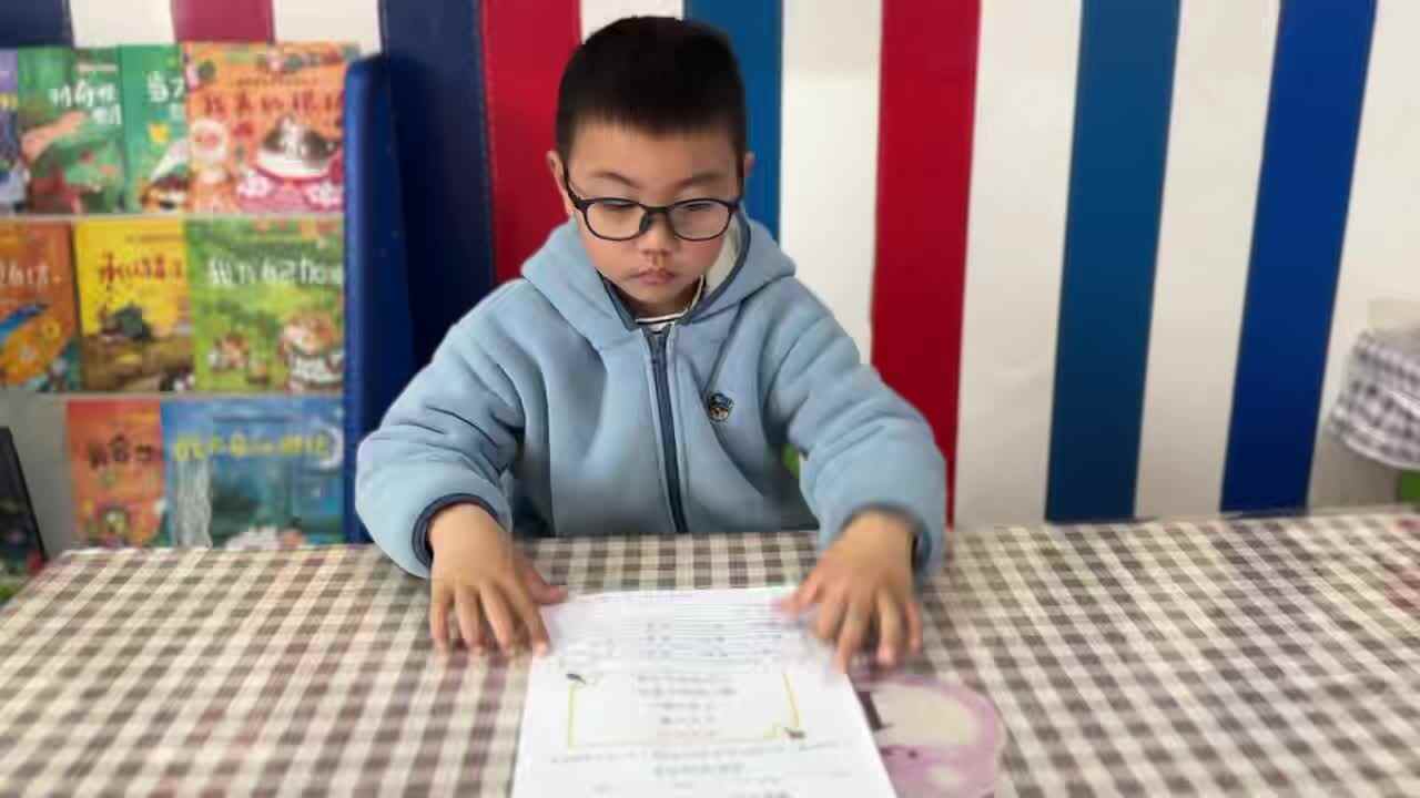 ⁣⁣⁣⁣⁣⁣⁣⁣⁣⁣⁣2026.3.16大A班吴云泽——指读成语儿歌