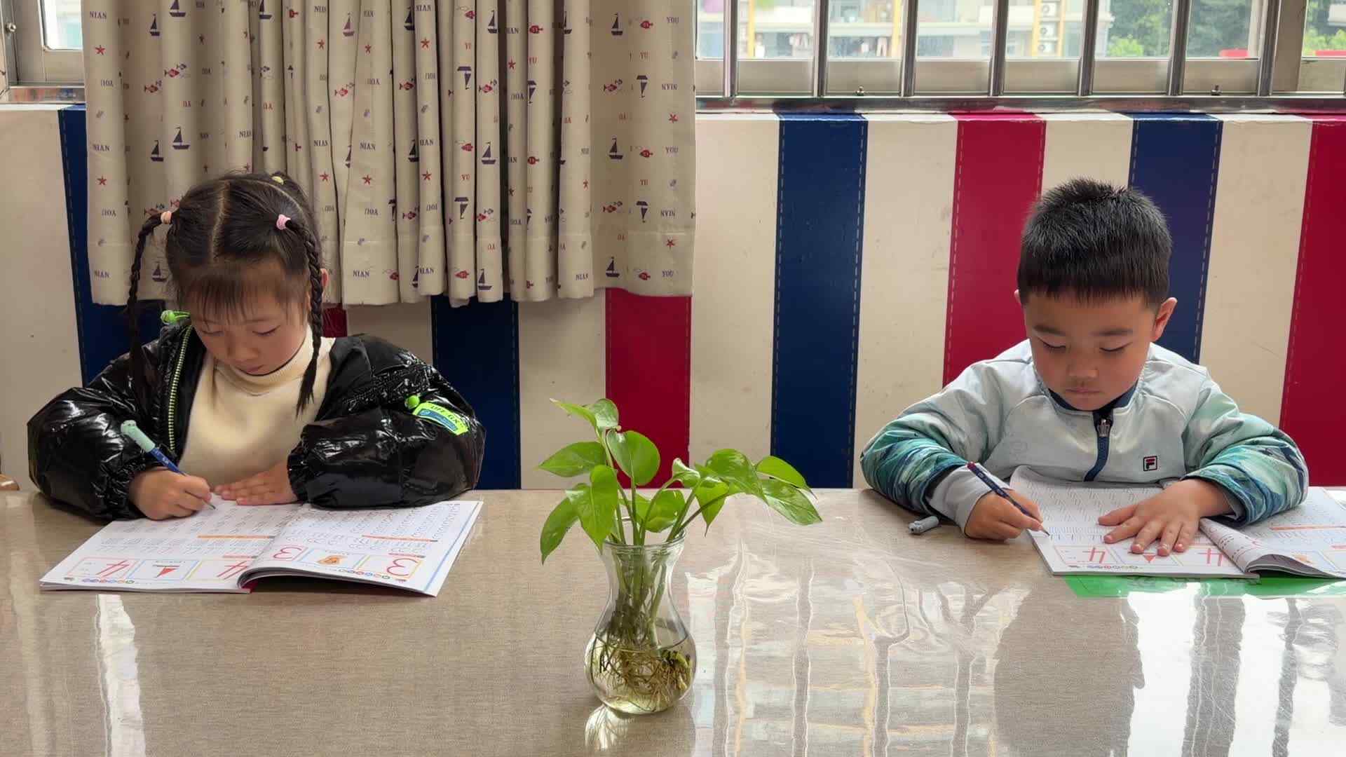 2026.3.23 实验大班 陈锦汐、陈柏然——书写练习