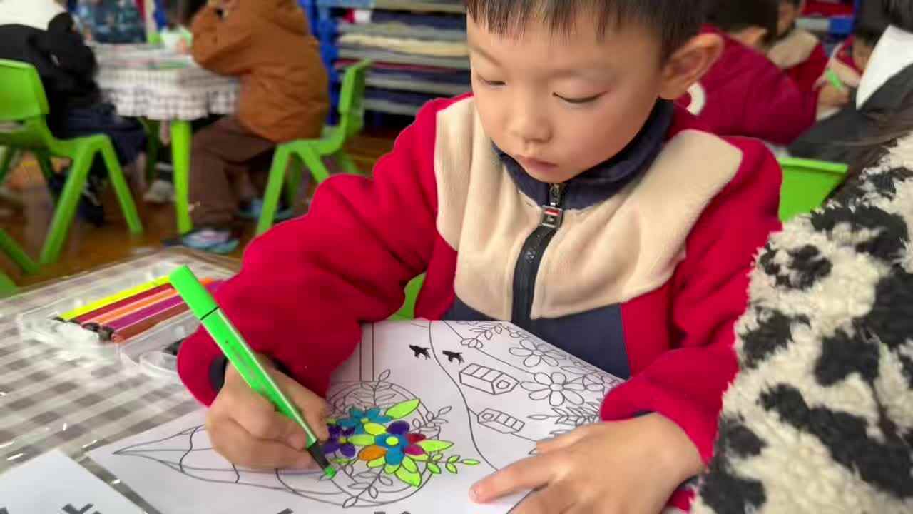 ⁣2026.3.25大A班李柯辰——美工《捕春》