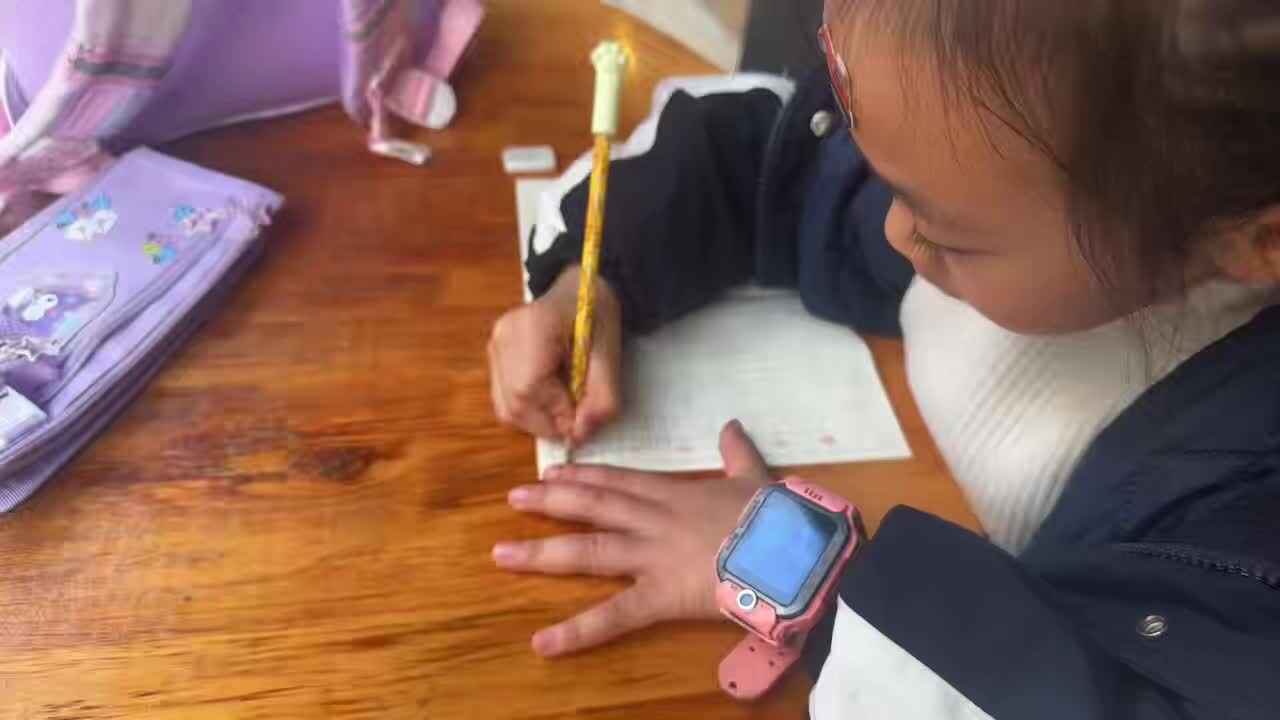 ⁣⁣2026年3月11日学前B班谭诗锜完成汉字的书写