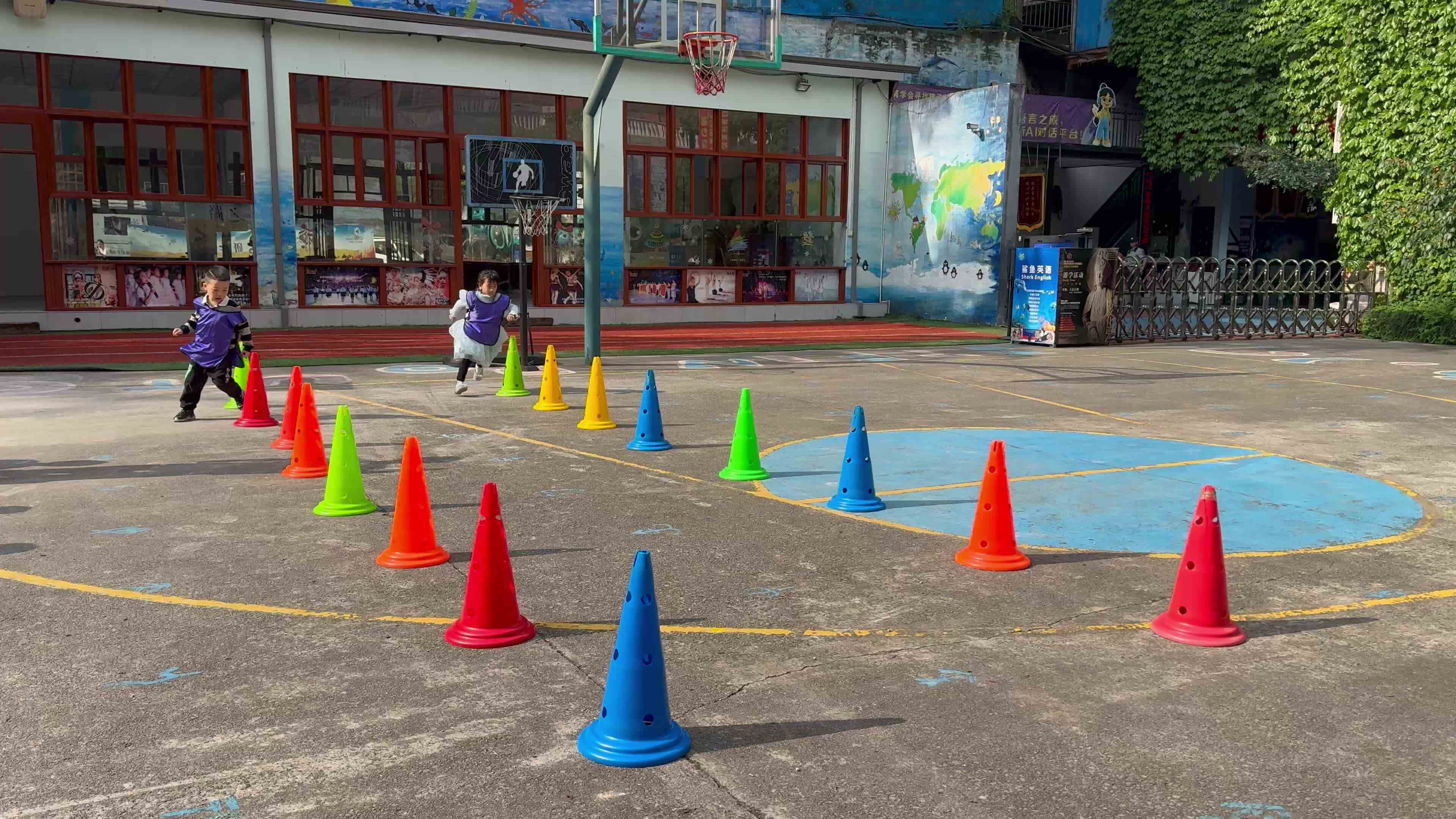 ⁣⁣⁣⁣2026.4.9实验1班体能课-曾靖博、刘姿汐