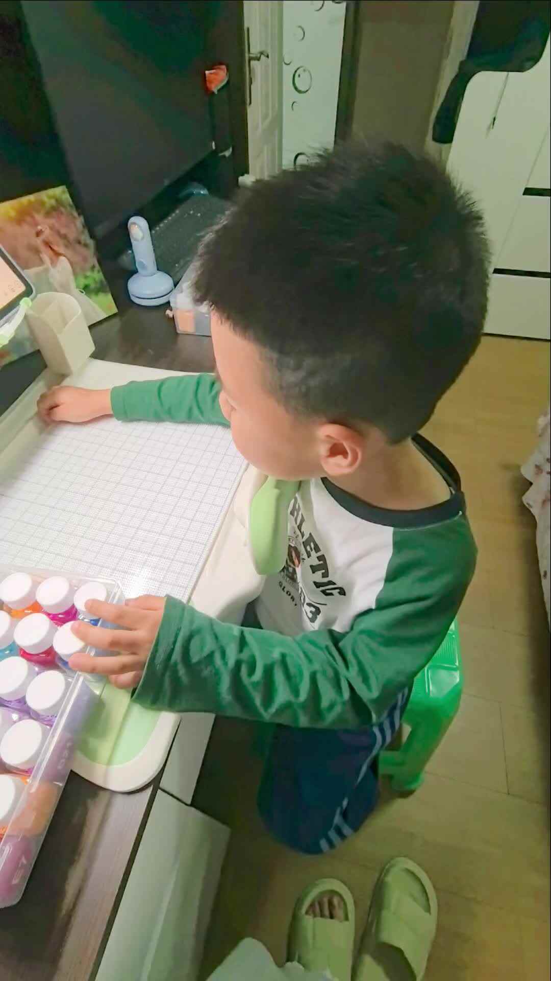 夺冠故事王—亲子共创—小吕的趣味拼豆