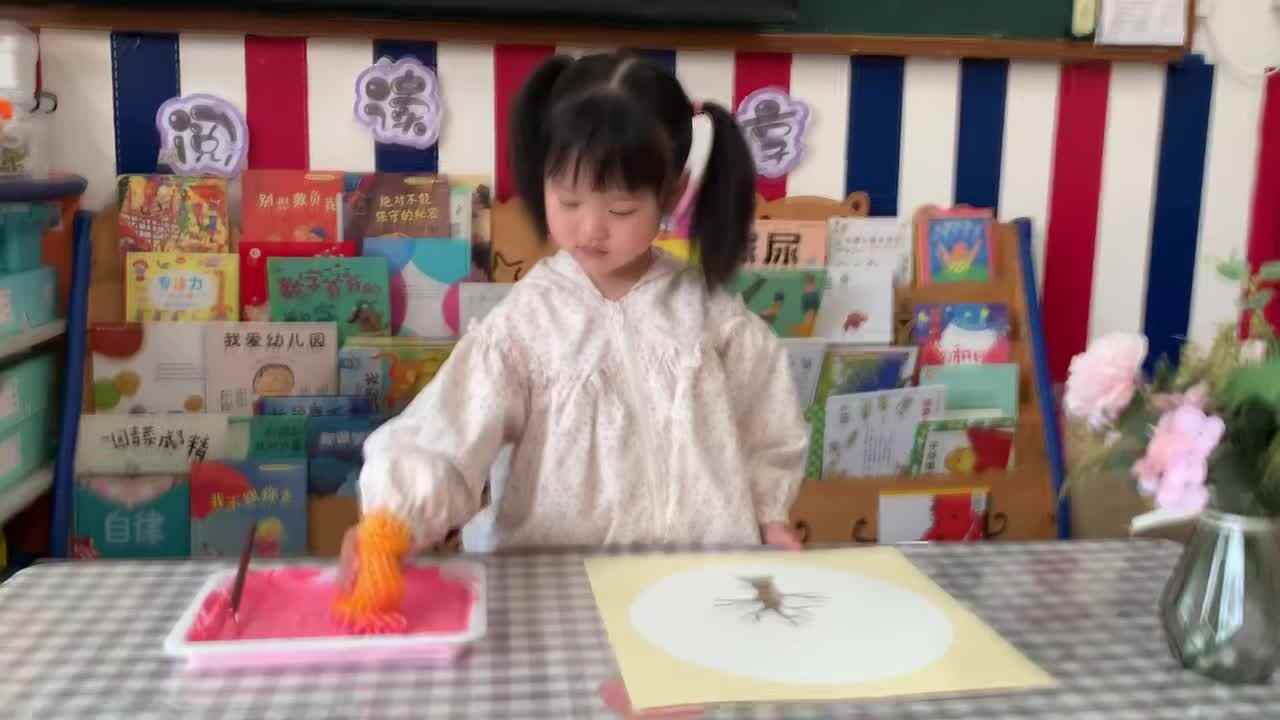 2026年4月14日 马炘玥   美术《春日里的樱花》学校教育教学活动