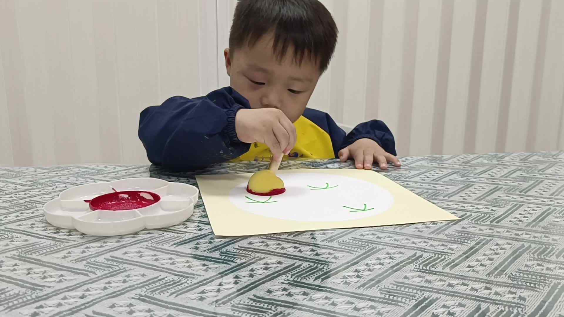 ⁣⁣2026 4  27刘佳铭 主题：美术活动《樱桃》（学校教育教学活动）