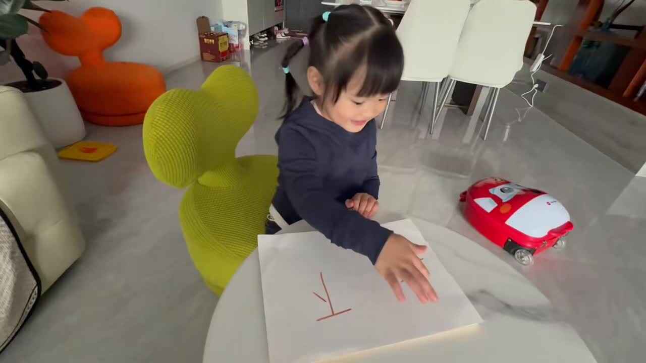 2026.4.16马炘玥识字《上，下》家庭闯关