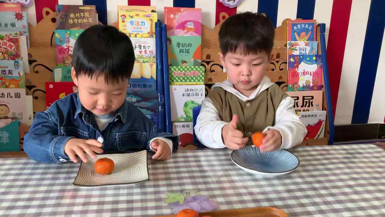 2026年4月16日 李君祁生活练习《剥橘子》学校教育教学活动