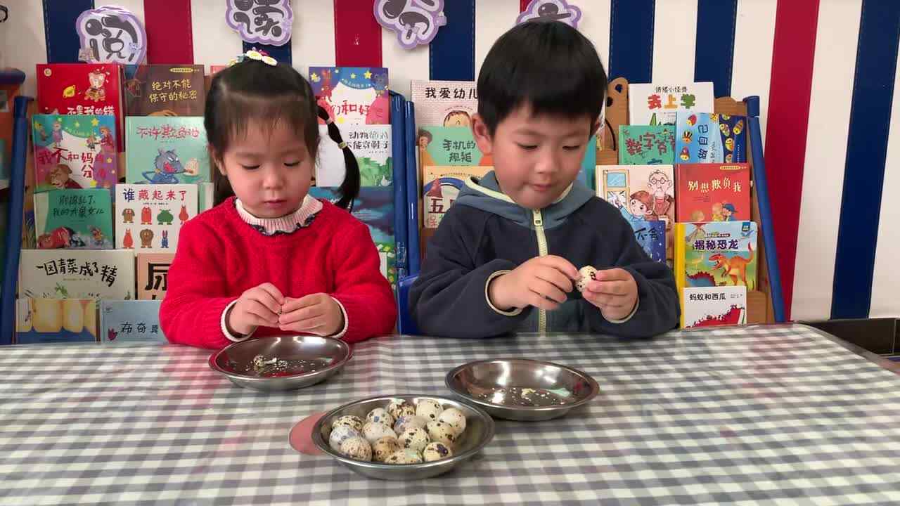⁣2026年4月2日    李佳彤 生活自理能力练习《剥鹌鹑蛋》学校教育教学活动
