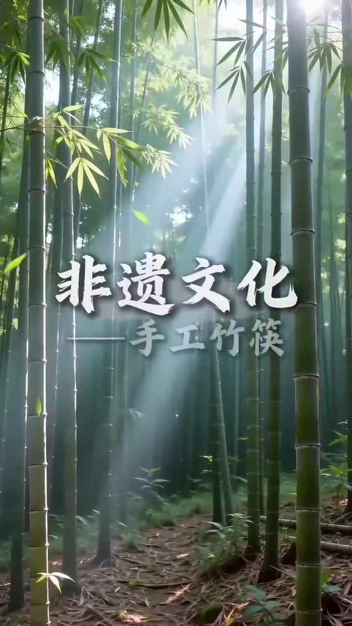 大B班恬恬宝贝介绍非遗文化《手工竹筷》