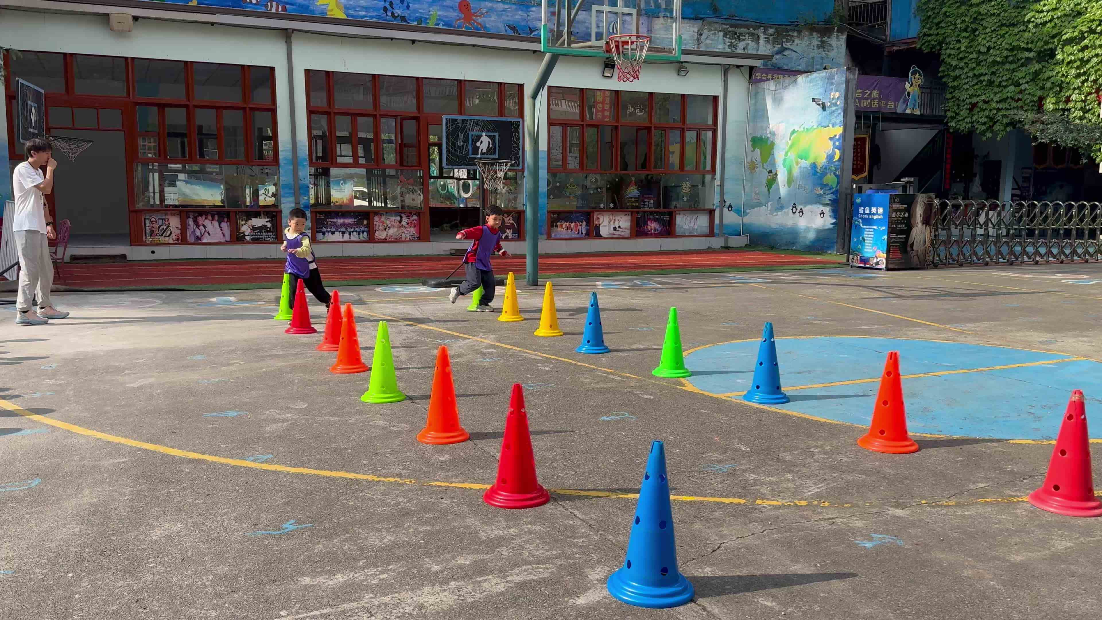 ⁣2026.4.9实验1班体能课程-杨烁暄、朱乔溪