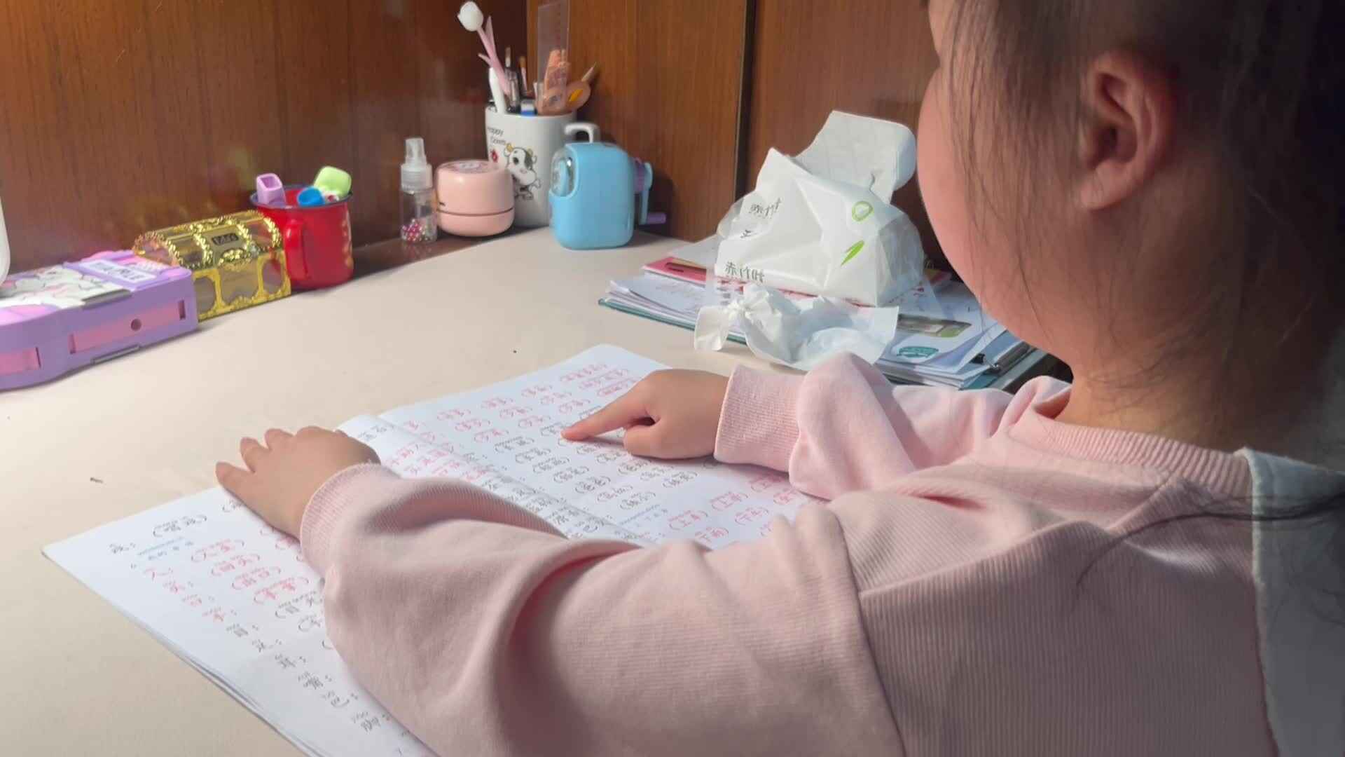 4.9学前A班赵欣奕指读汉字学习资料