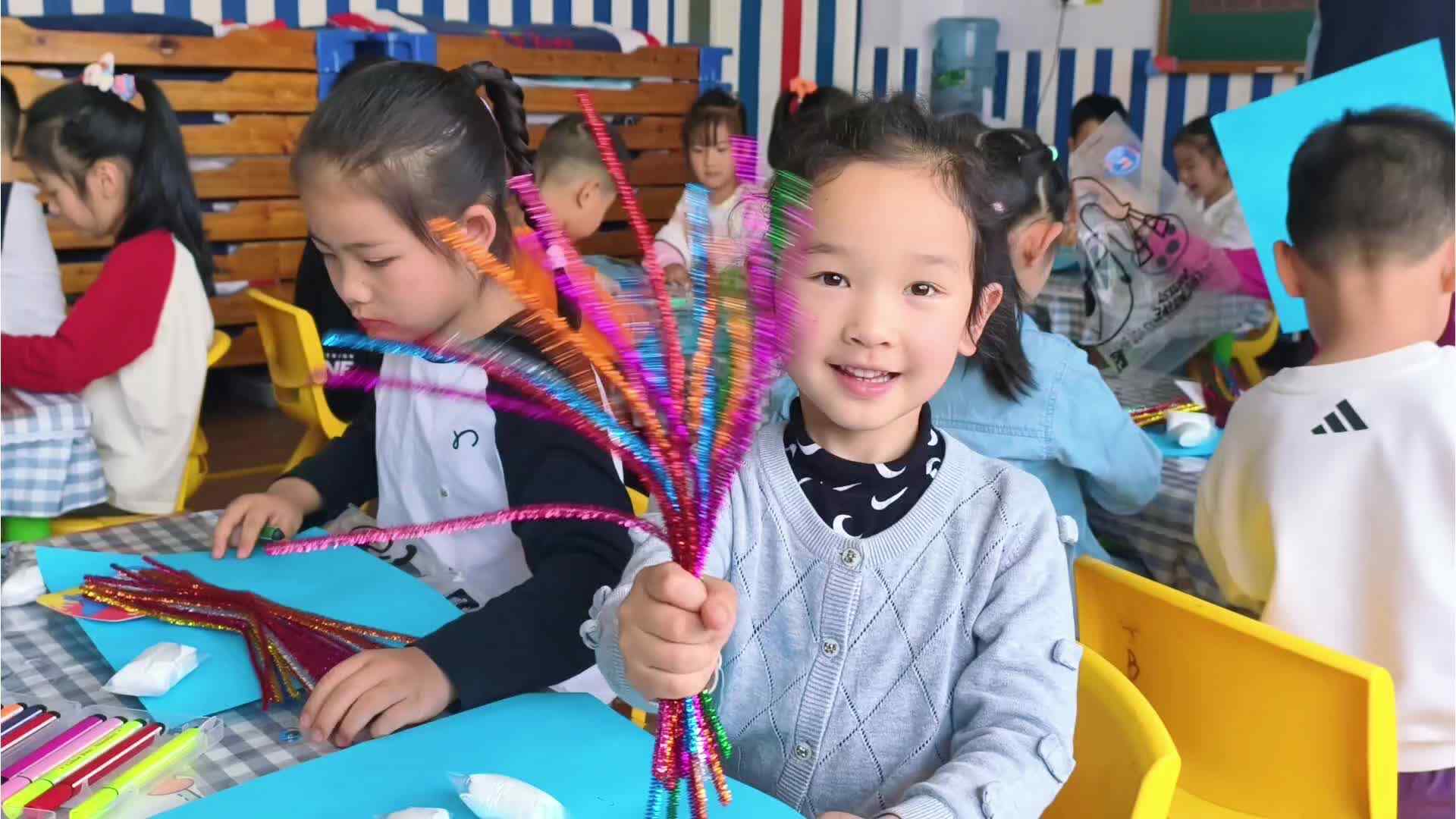 学B班——美工创作鸵鸟