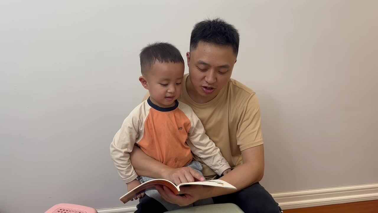⁣小A班跳跳 学习 狼和小羊的故事.mov