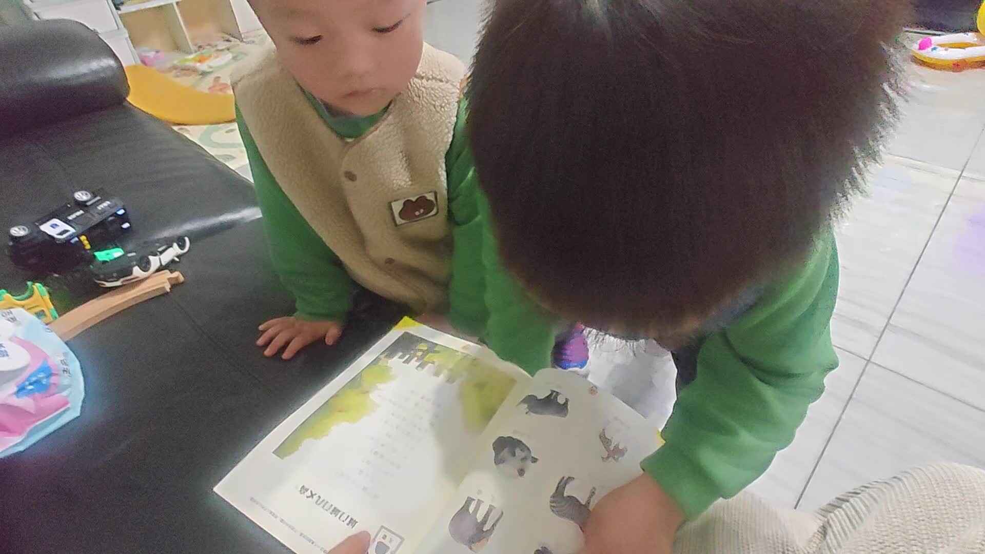 2026 4 13 刘佳铭and刘佳锐阅读《城门城门几丈高》家庭闯关练习