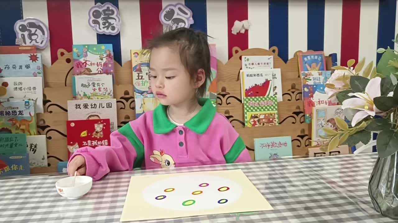 2026年4月20日周晨羽主题：《春日花朵》（学校教育教学活动）