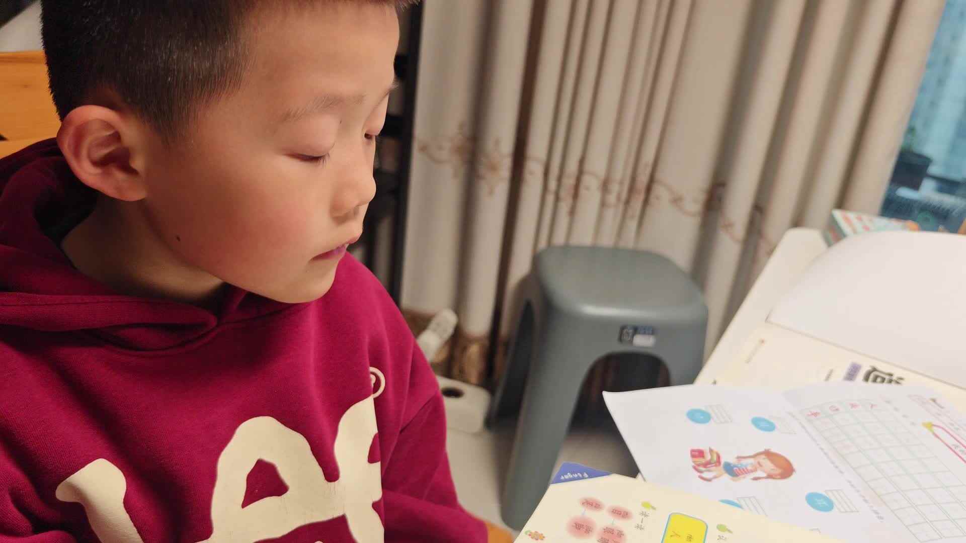 2026 4 2刘佳鸿《识字25-26页》家庭闯关练习