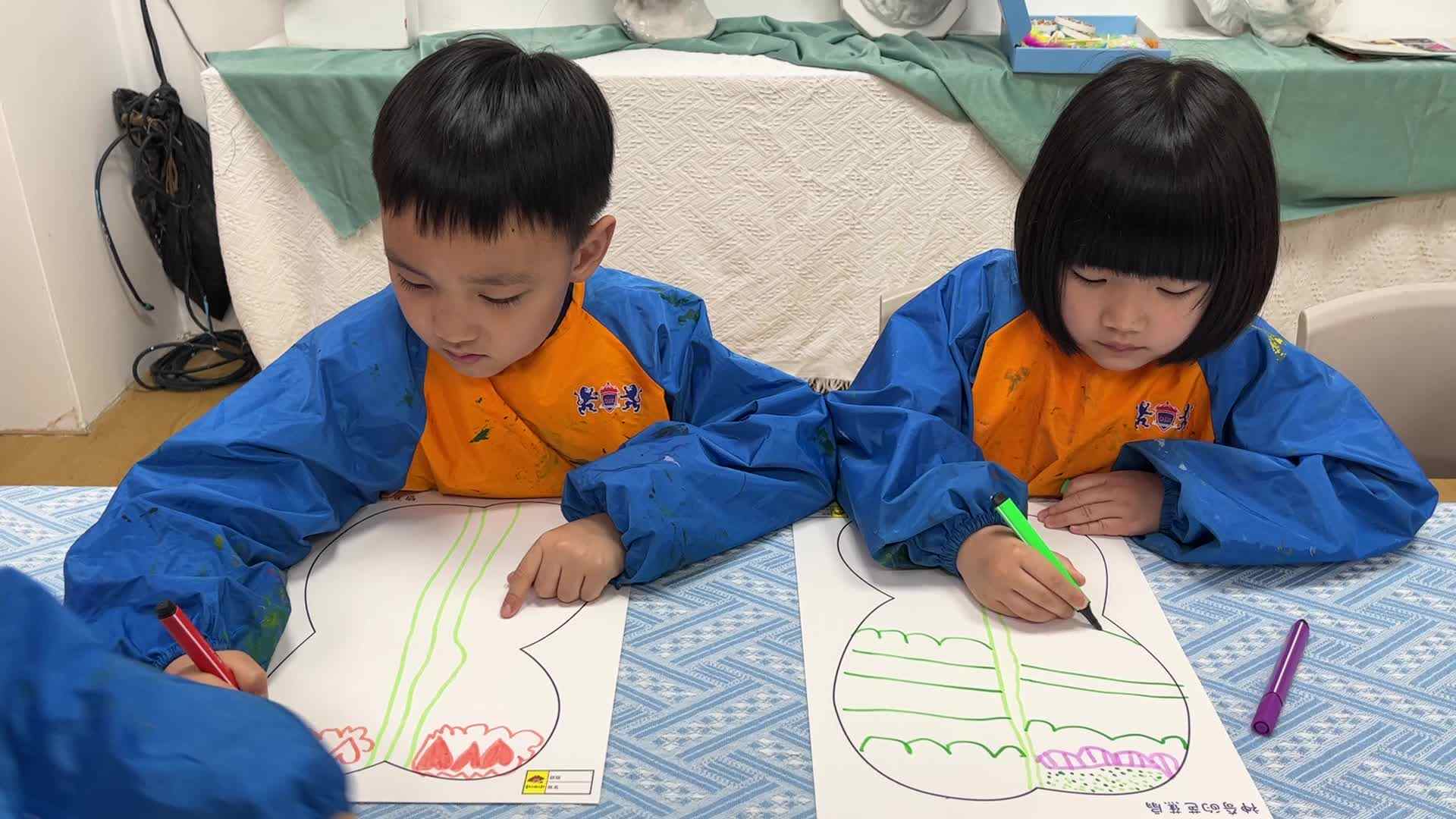 2026.4.29实验1班美工课《神奇的芭蕉扇》