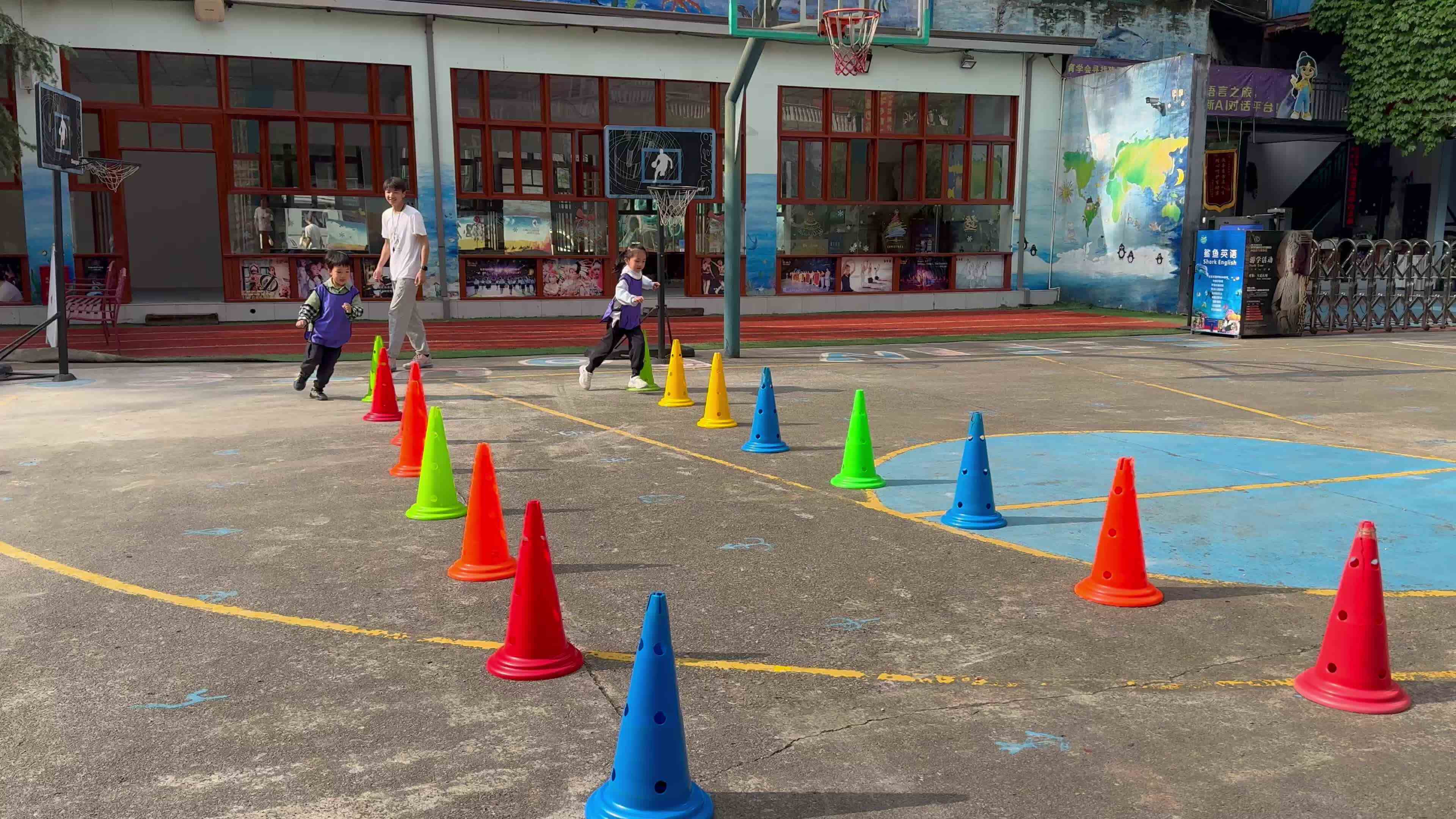 ⁣⁣⁣⁣⁣2026.4.9实验1班体能课-蒋开心、乔钰菲