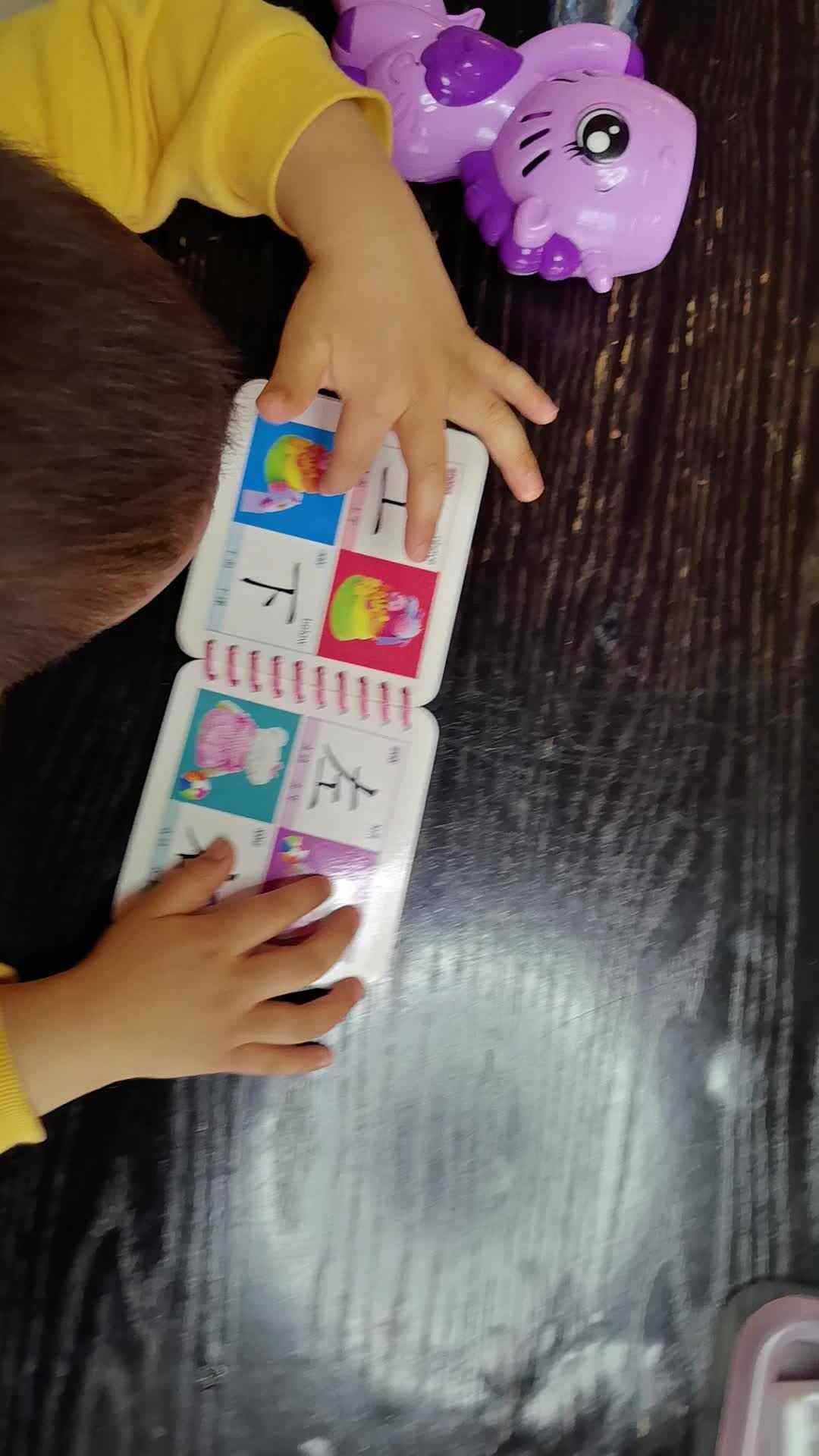 2026.4.16李岸栩：识字《上，下》家庭闯关作业