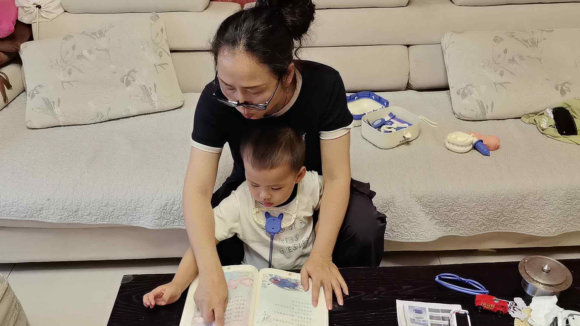 2026.5.15李岸栩：指读语言书《雨点沙沙》家庭闯关作业