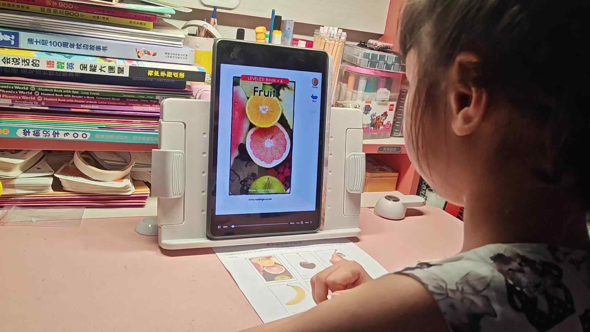 2026.5.27学A李思锦：英语/听算练习/单脚跳