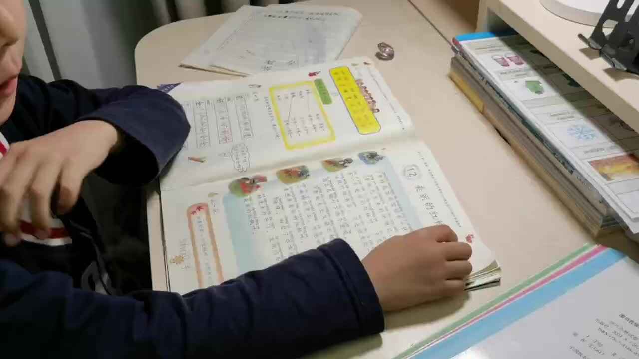 ⁣⁣⁣⁣⁣⁣2026.5.16学B班 王千与 读《语言识字38-39页》