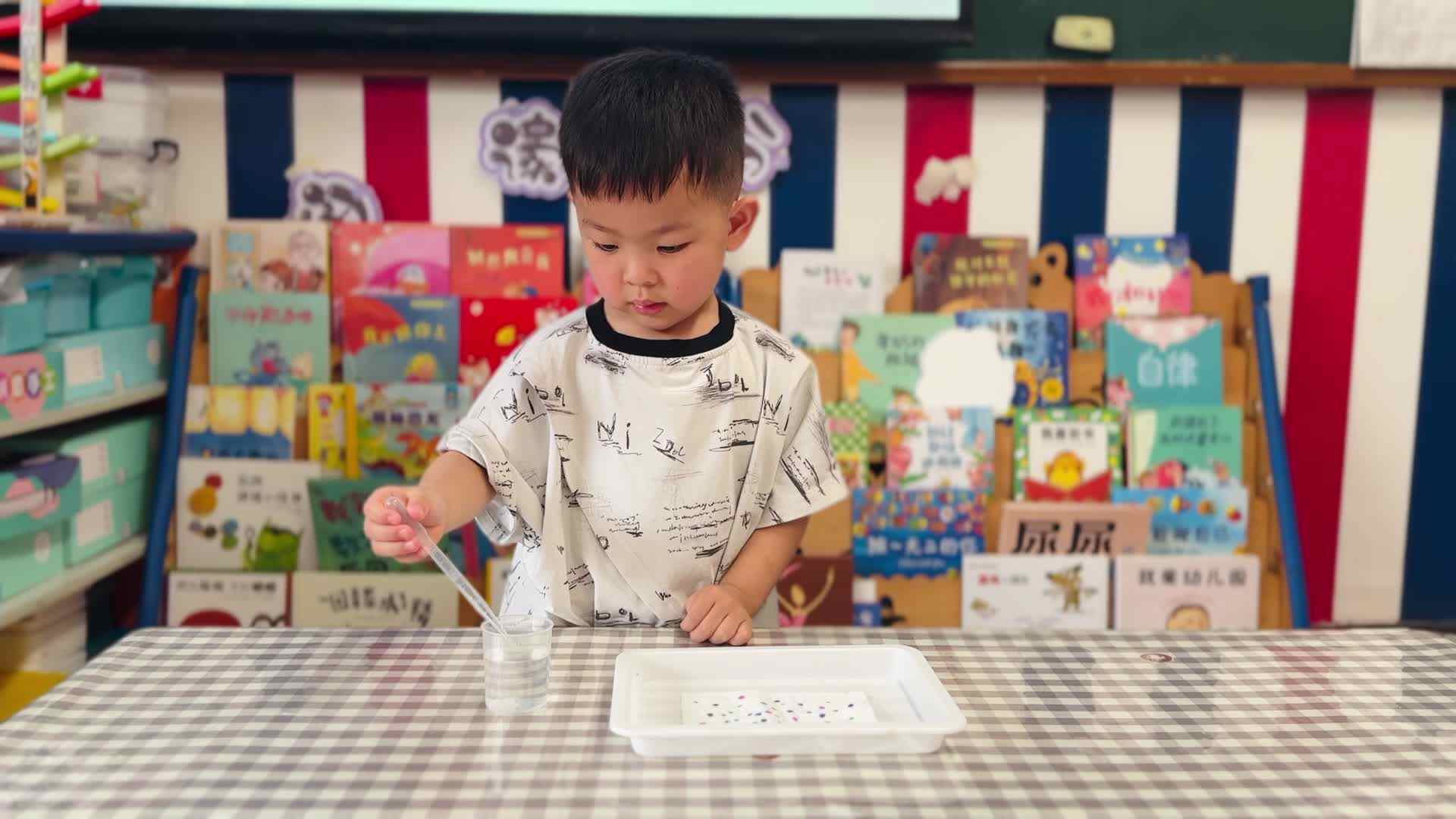 2026年6月15日  黄钇然主题：科学实验《水上烟花》（学校教育教学活动）