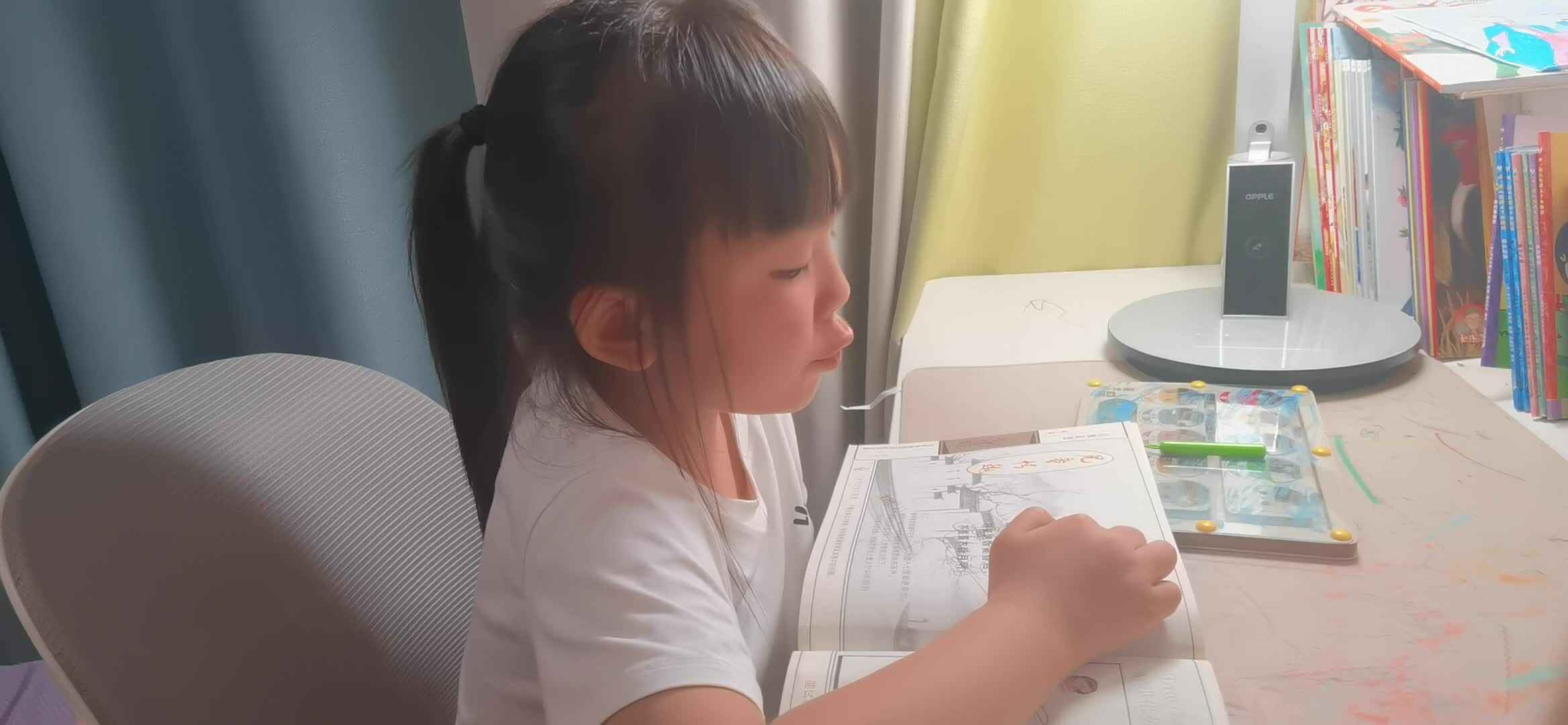实验大班马司雨指读古诗