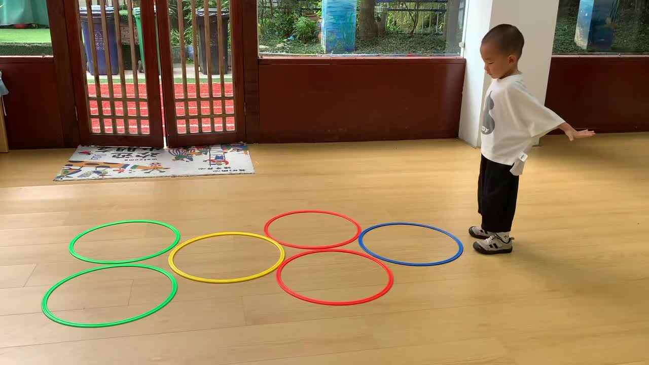 ⁣2026年6月5日  小A班 王观之  体能游戏《开合跳》学校教育教学活动