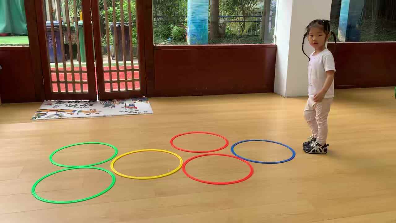 ⁣2026年6月5日 谭婼兮  体能游戏《开合跳》学校教育教学活动