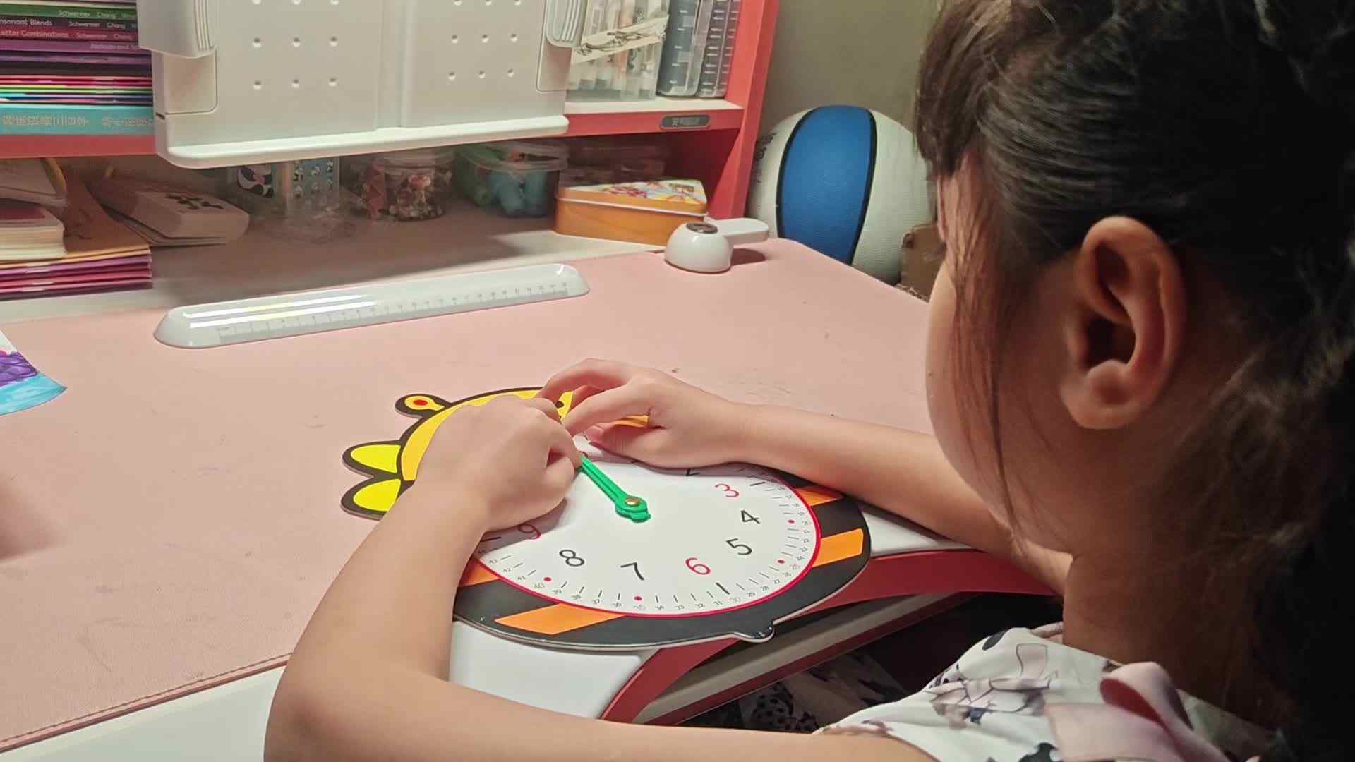 2026.6.23学A李思锦：模拟调闹钟/速算练习/跨下击掌