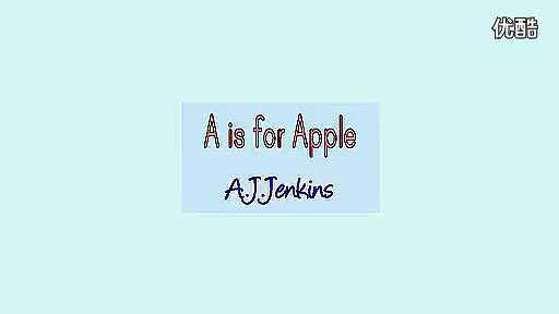 A is for Apple