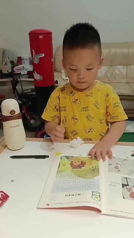 实验小班3号谢缙宇-狮子和老鼠