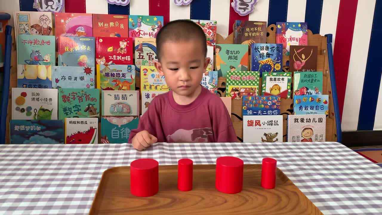 2026年6月4日 小A班 王观之  逻辑思维《大小规律排序》