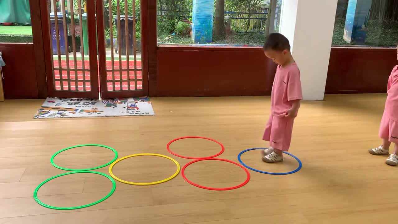 ⁣2026年6月5日-左左-体能游戏《开合跳》学校教育教学活动