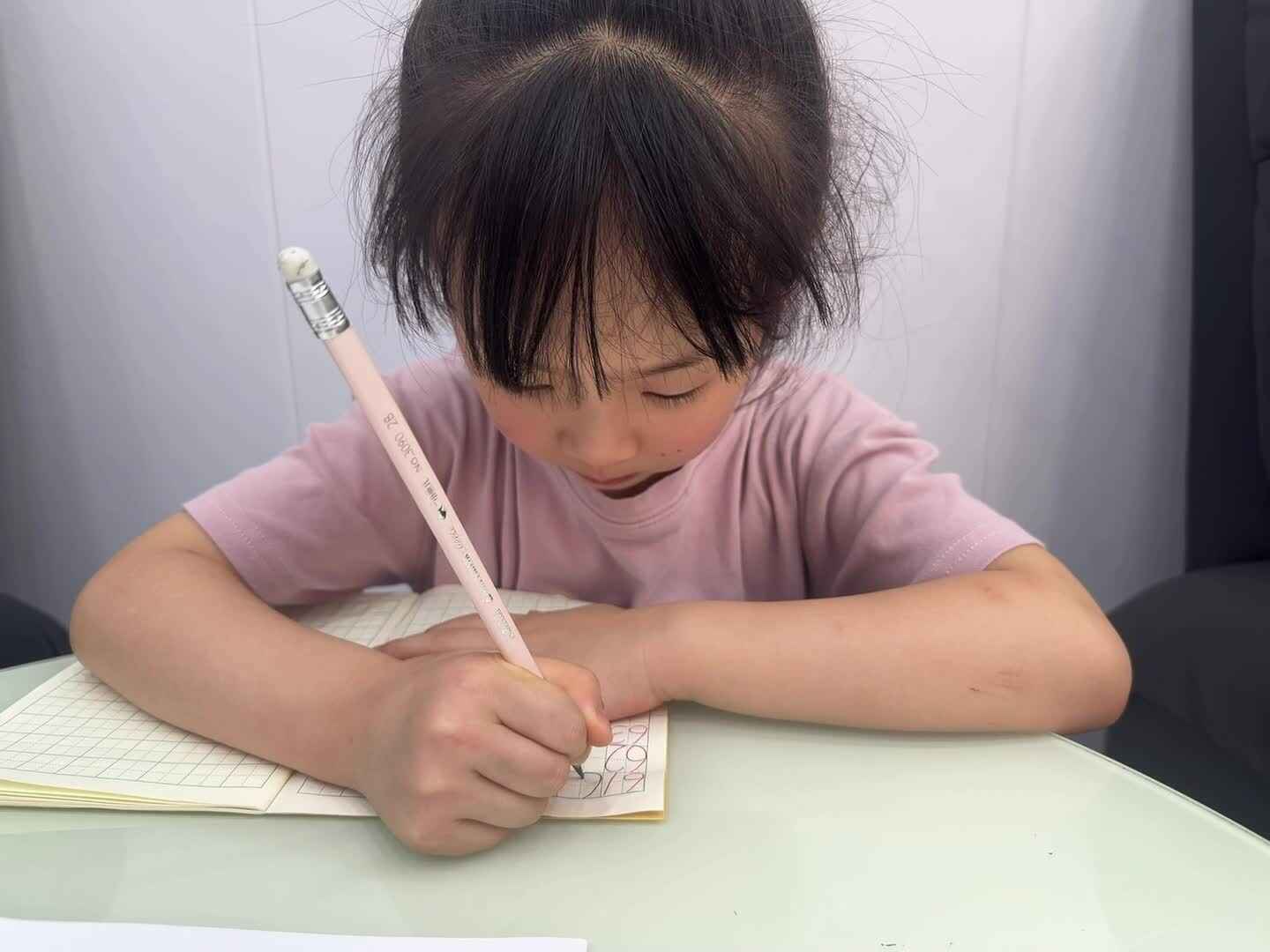 2026年6月10日大A班夏爱林～书写数字“61.62.63”