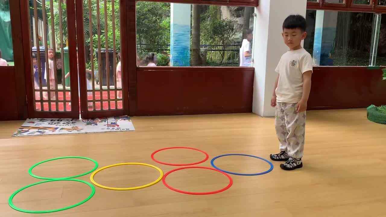 ⁣2026年6月5日   杨佳齐 体能游戏《开合跳》学校教育教学活动