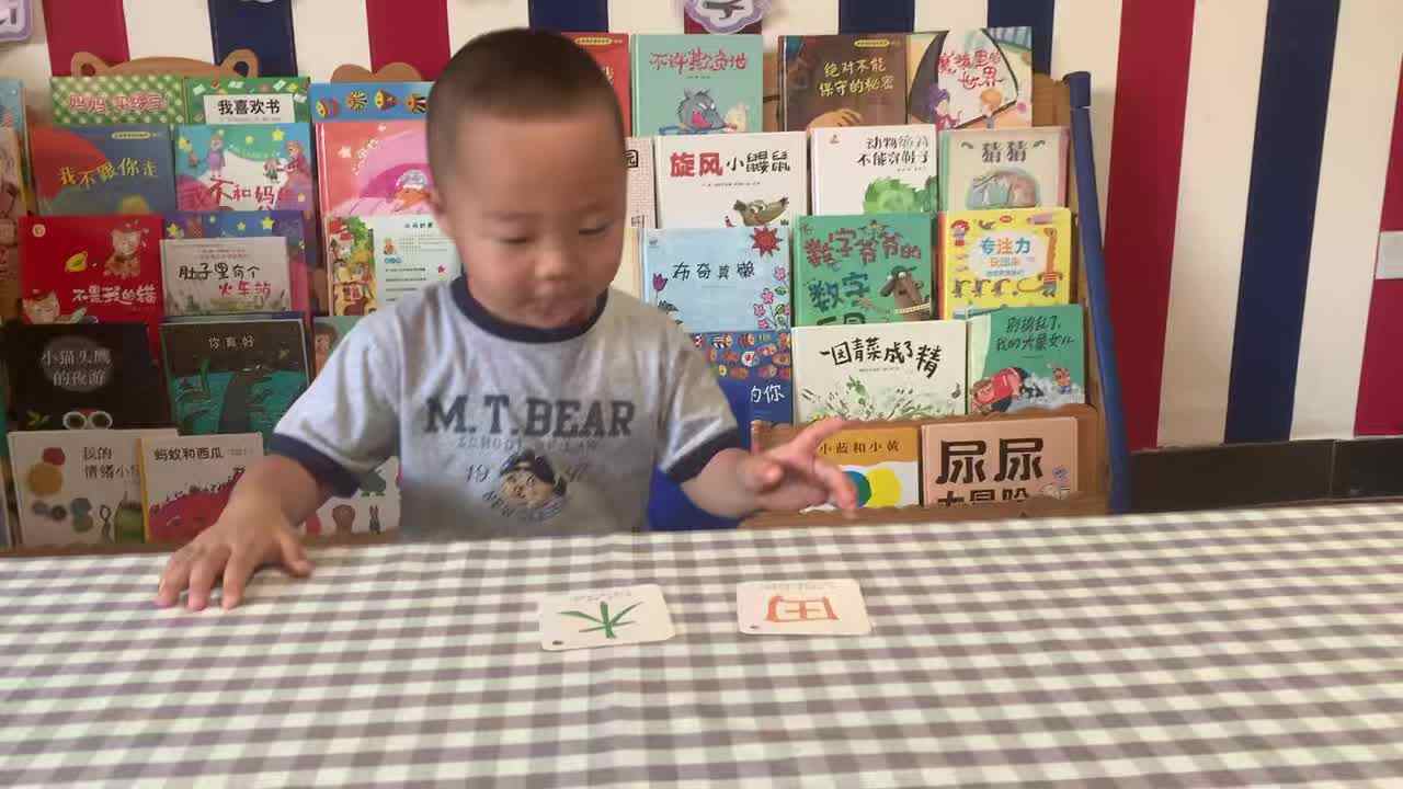⁣⁣2026年7月21日 刘佳铭 识字 《田、木》学校教育教学活动